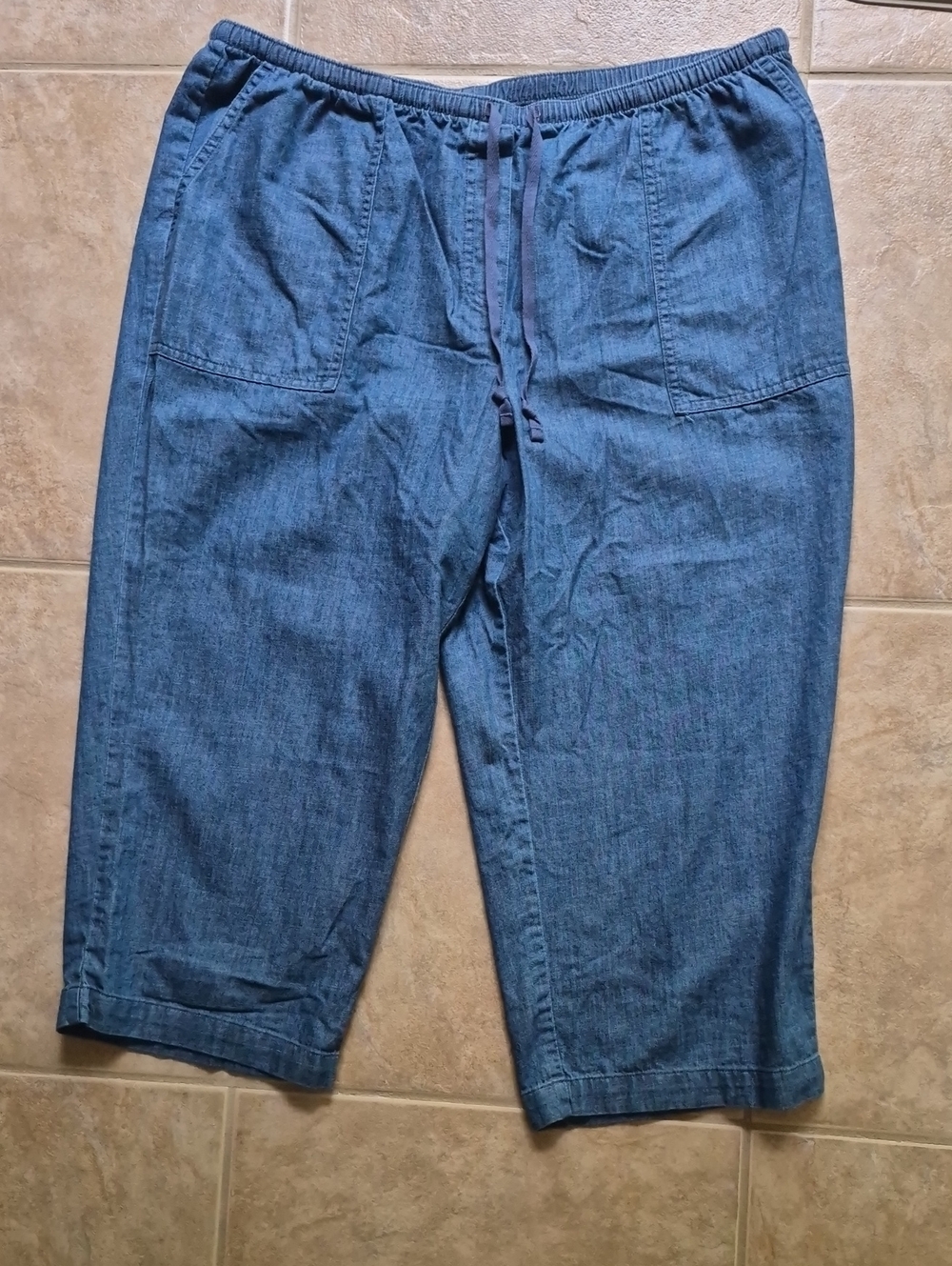 L.L.Bean Denim Classic Fit CAPRI.XL PETITE